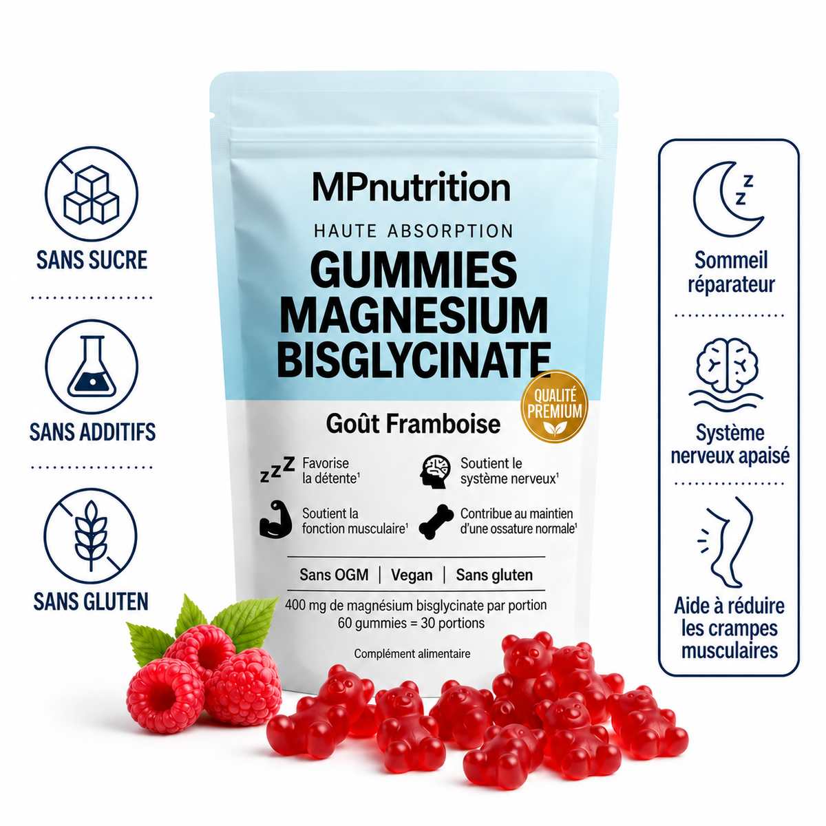 Gummies Magnesium Bisglycinate MPNutrition