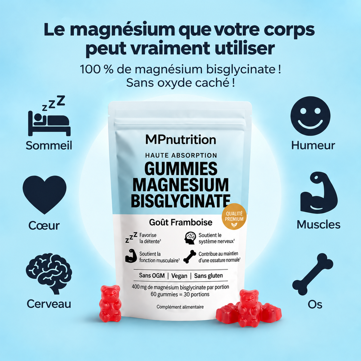 Gummies Magnesium Bisglycinate MPNutrition